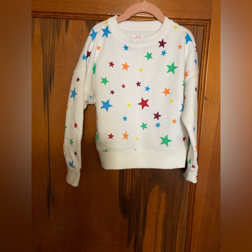 Xs 4-5t Girls Star Sweater